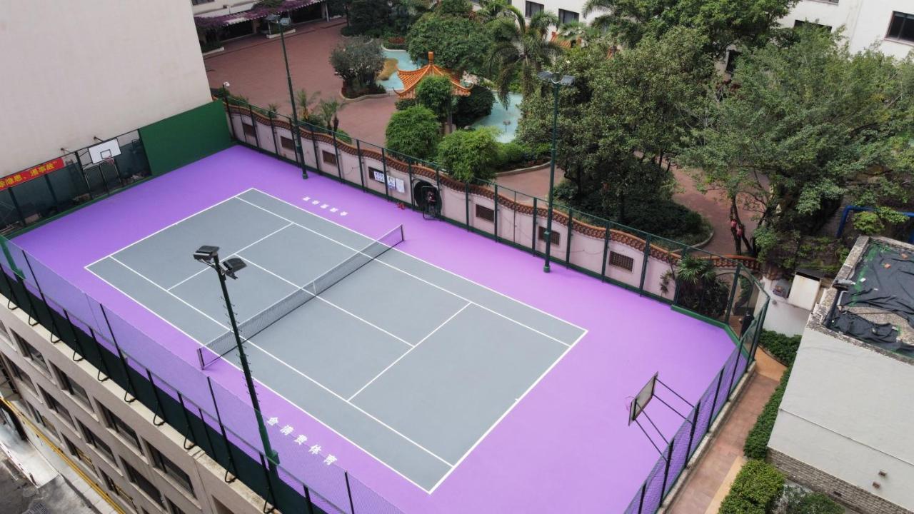 China Hotel Guangzhou - Subway Direct To Pazhou Exhibition Center, Free Shuttle During Canton Fair & Exhibitor Registration Counter Esterno foto Tennis court at the complex