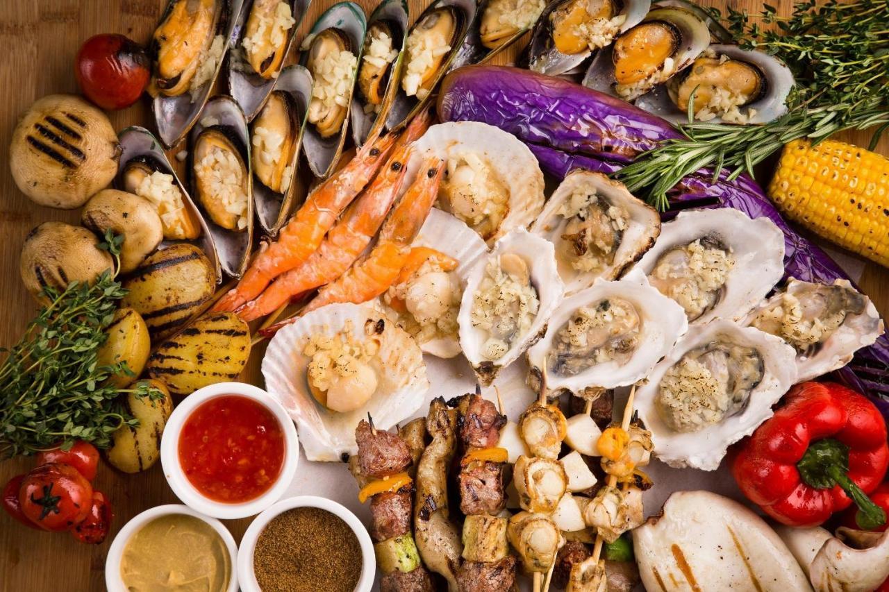 China Hotel Guangzhou - Subway Direct To Pazhou Exhibition Center, Free Shuttle During Canton Fair & Exhibitor Registration Counter Esterno foto Seafood